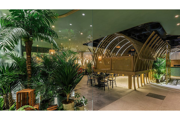 潤園四季火鍋店餐飲空間設計02