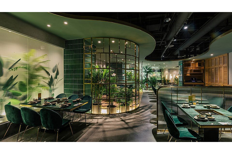 潤園四季火鍋店餐飲空間設計03