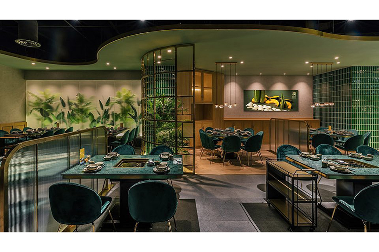 潤園四季火鍋店餐飲空間設計05
