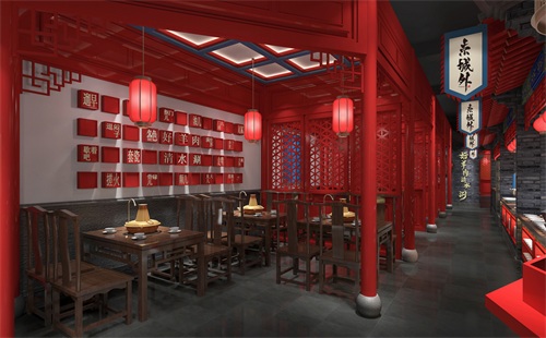 火鍋店設計中式風格應該遵循哪些原則?-貝帝設計