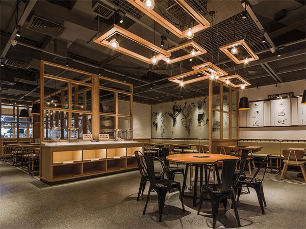 特色餐廳——深湖記深圳來福士廣場店火鍋店裝修設(shè)計(jì)