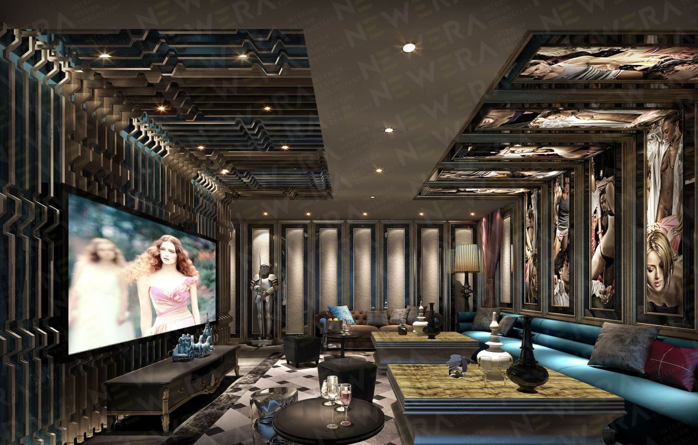 廣州鷺音朋主題KTV包房裝修設(shè)計(jì)效果圖