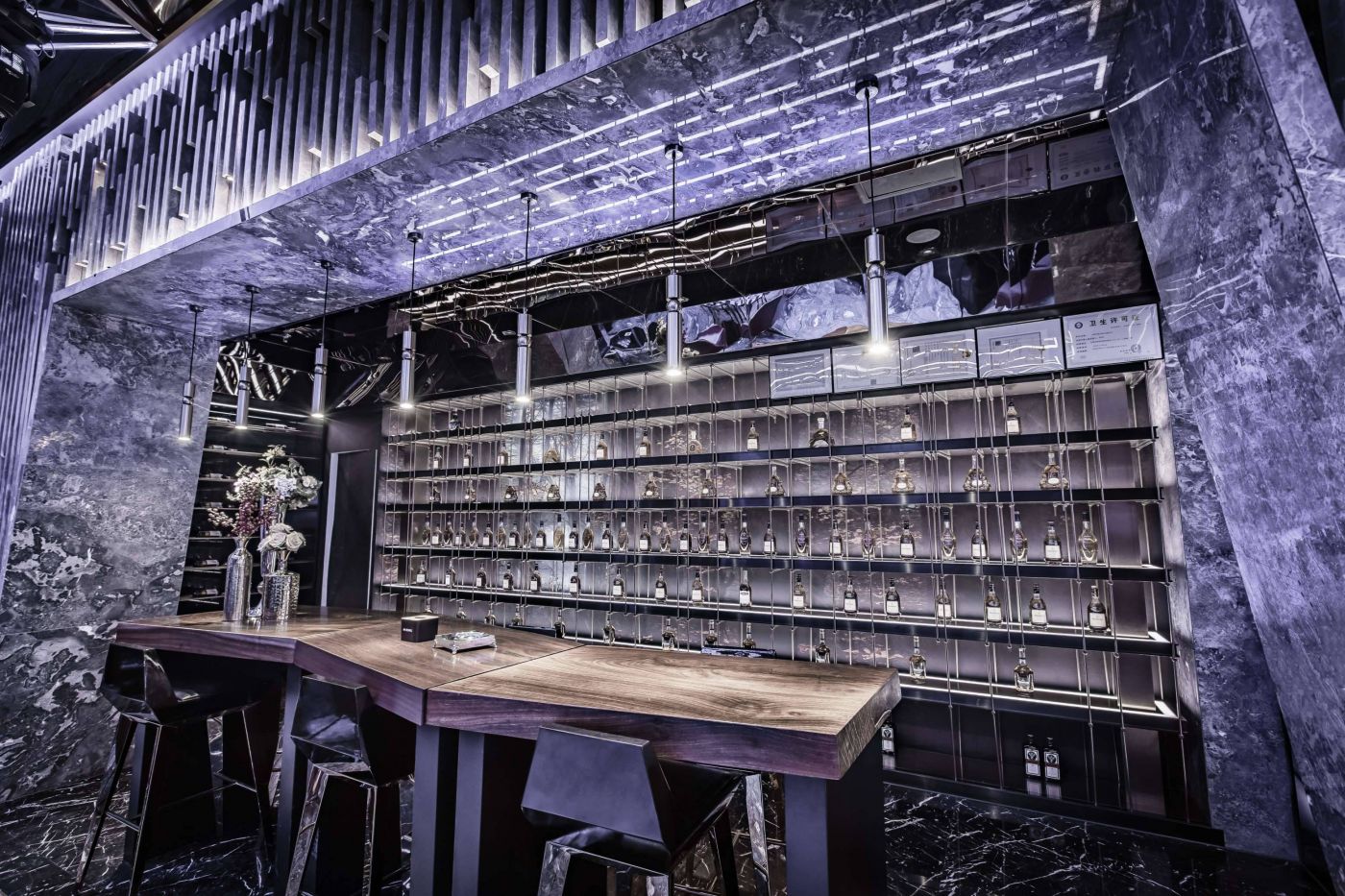 M·KING KTV吧臺效果圖