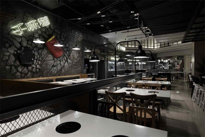 現(xiàn)代火鍋店空間裝修設(shè)計(jì)風(fēng)格