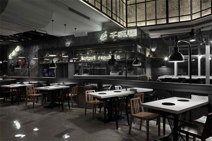 現(xiàn)代火鍋店空間裝修設(shè)計(jì)風(fēng)格